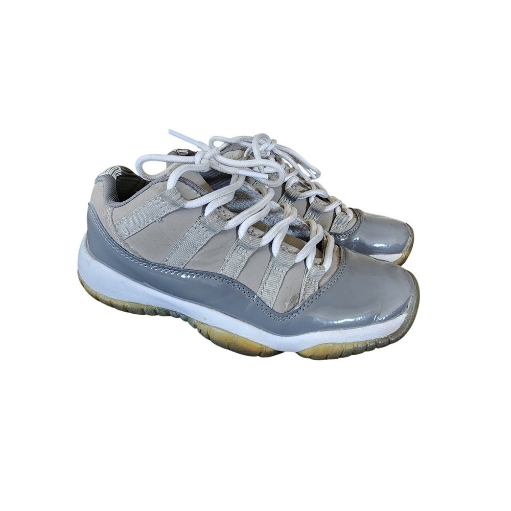 RARE🔥 Nike Air Jordan XI 11 Retro Low Cool Gray Sz 5.5Y Boys Shoes 528896-003